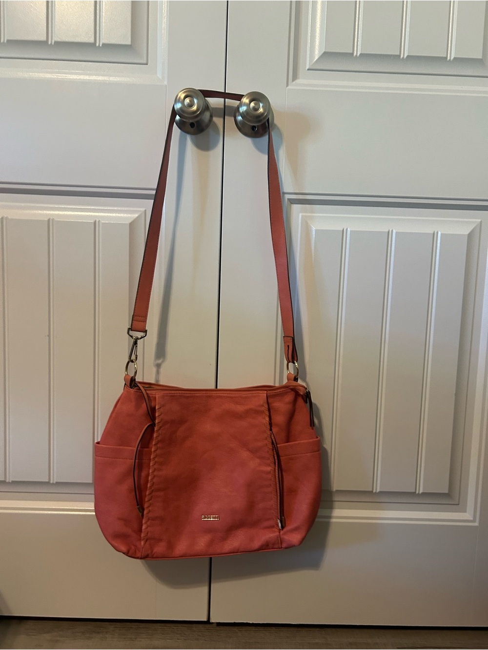 Rosetti Coral-Peach Convertible Shoulder Bag